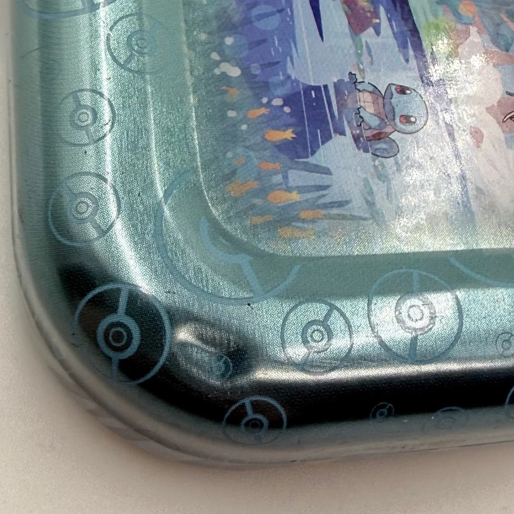 Pokemon TCG Kanto Friends Mini Tin Squirtle Magikarp Empty Collectible Tin 2019